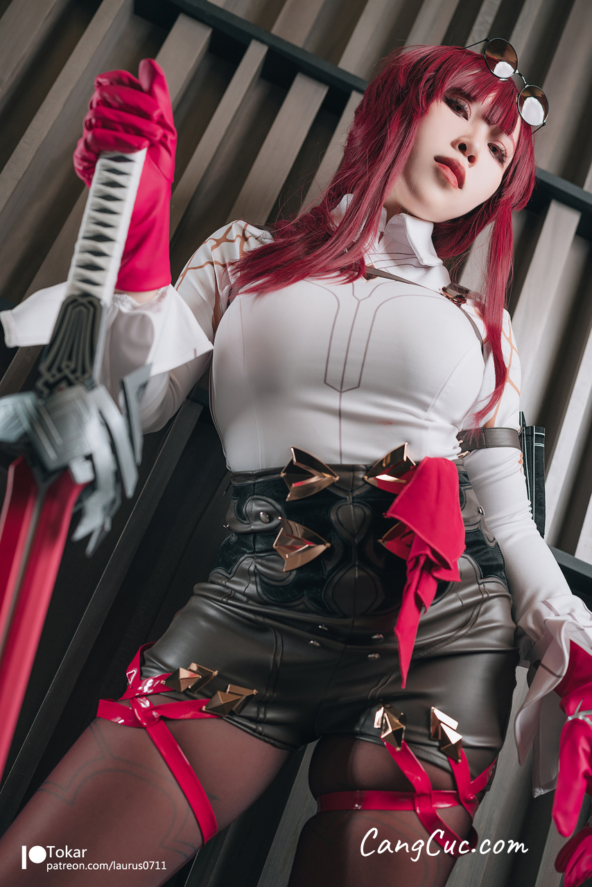 Coser@Tokar浵卡 – Cos卡芙卡 巨乳白虎